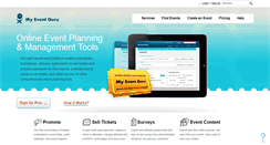 Desktop Screenshot of myeventguru.com